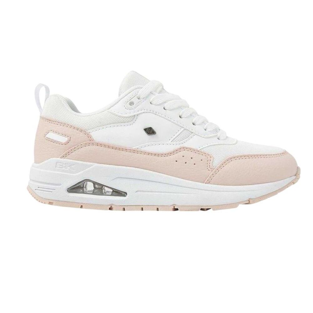Lumberjack Childrens/Kids Lennox Sneakers / White/Pink
